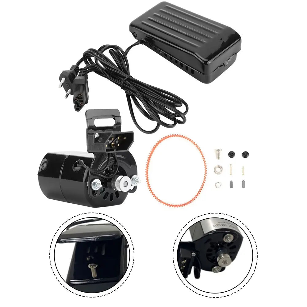 1stes Home Sewing Machine Motor Kit Household Sewing Machine Motor Kit With Foot Pedal Control Switch 180W 110V/220V