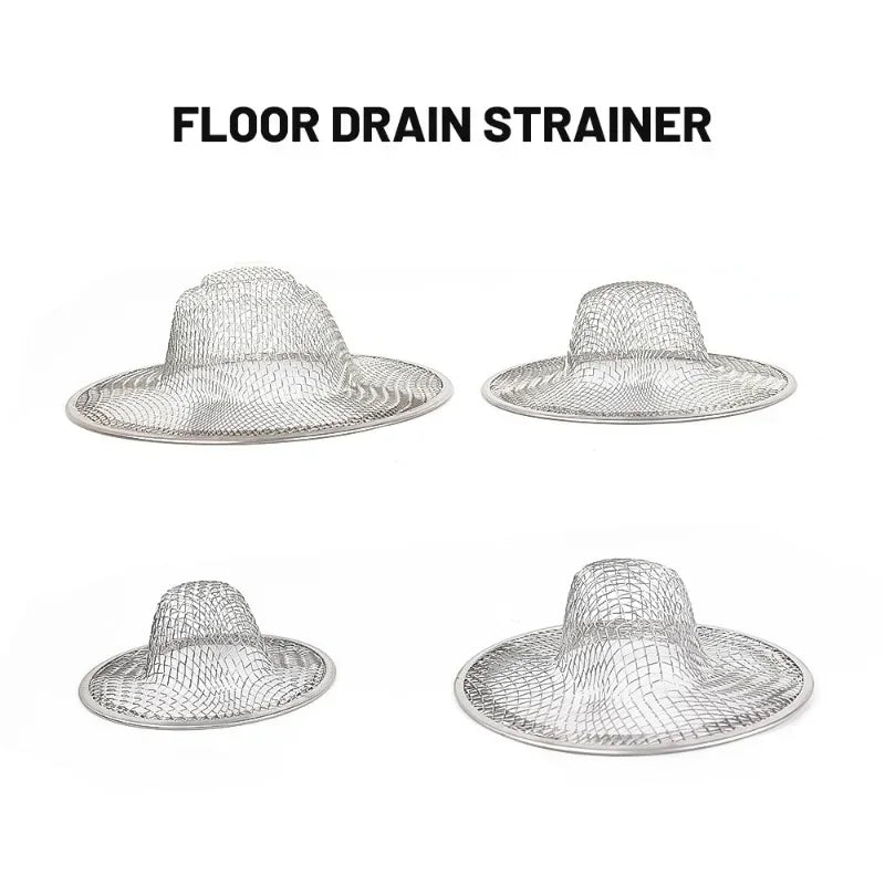 20x Stainless Steel Sink Filter Kitchen Bathroom Floor Drain Mesh Filters Drain Basket Waste Screen Hole Trap Strainer Stopper