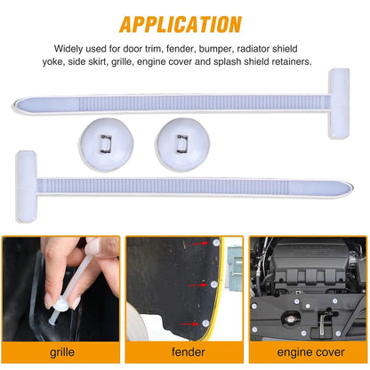 Heavy Duty Nylon Zip Ties Self Locking Cable Tie for Car Underbody