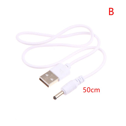 USB to DC 3.5mm Power Cable Jack Connector 5V Charger Universal for HUB Mini Fan Router MP3/MP4