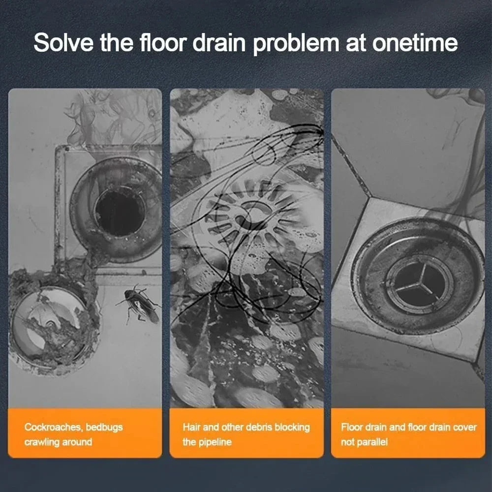 6/1PCS Gravity-Induction Floor Drain-Core Toilet Deodorant Anti-Odor No Smell Bathroom Toilet Sewer Shower Drain for Bathtub