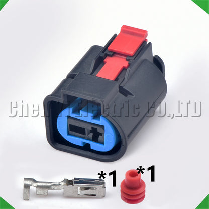 1 Pin Automobile Pump Assembly Auto Connector Generator Plug – Compatible with Mercedes-Benz W220 W221 W212 GLK GLA E300 CLA (3-1718630-2 / 3-1718624-2)
