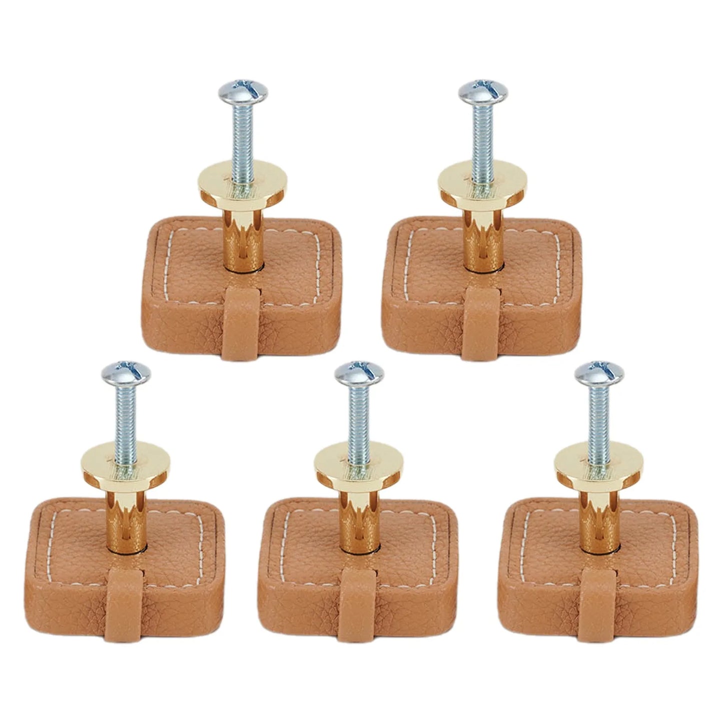 For Kitchen Cabinets Zinc Alloy Knobs Leather Drawer Pulls Stylish Furniture Pulls Sturdy Construction Stylish Furniture Accents