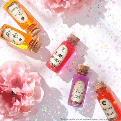 Mini Glass Bottles with Cork Stoppers DIY Wishing Vials 50/10PCS