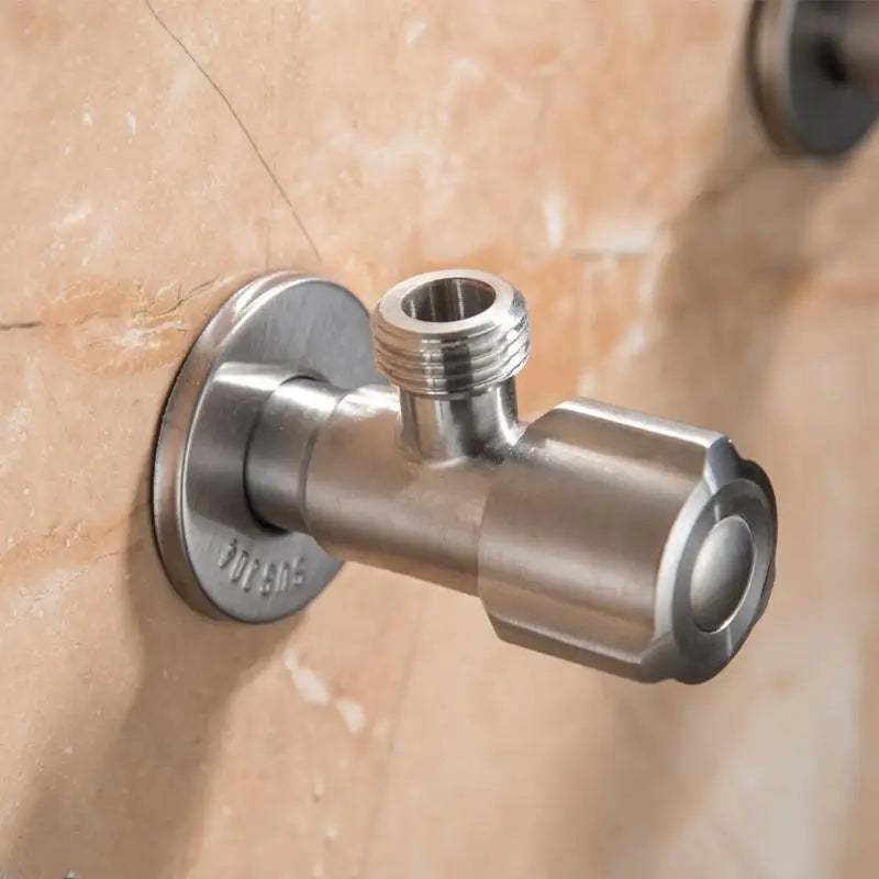 New Stainless Steel Angle Valve Toil Water Valve Kitchen Sink Tap Triangle Valve Toil Water Heater Valve Angle