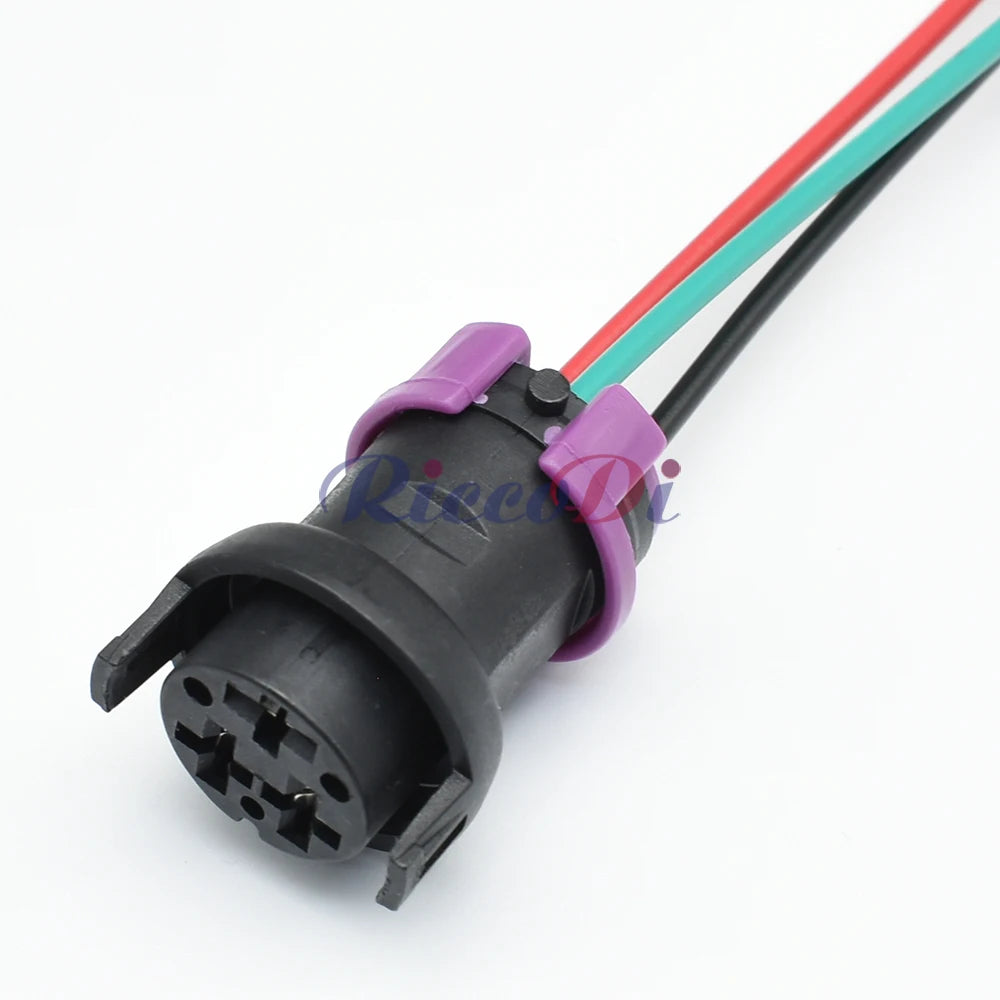 3-Pin Circular Waterproof Fog Lamp Socket Plug TE Connector 813972928 813972927 Male Female