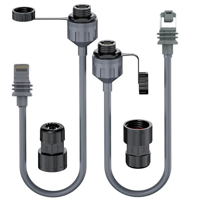 For Starlink Network Cable Extension Adapter for Gen 3 V3 V4 with Waterproof Ethernet Coupler for Outdoor Connectivity