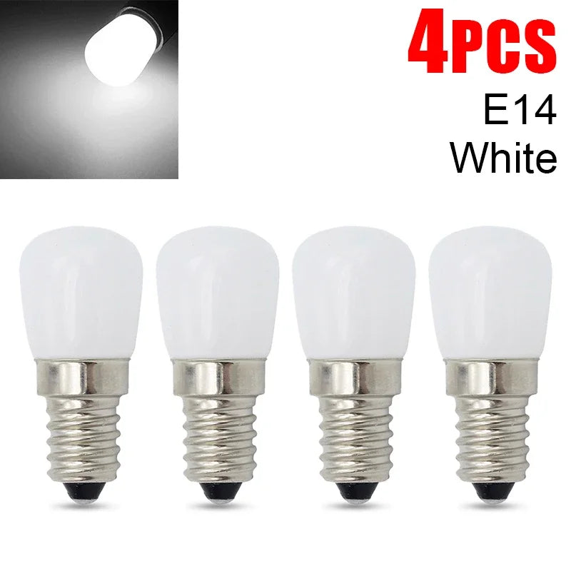 LED Refrigerator Light Bulb E12 E14 220V High Brightness