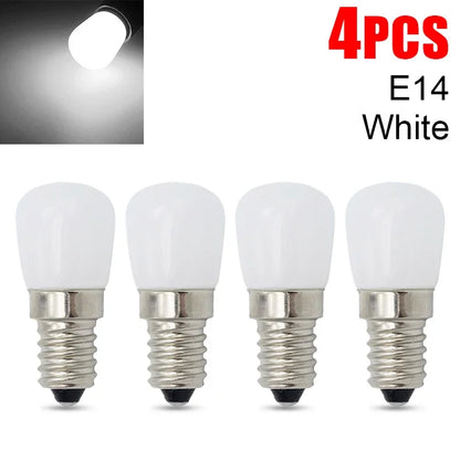 LED Refrigerator Light Bulb E12 E14 220V High Brightness