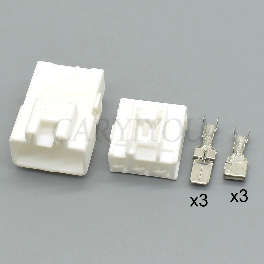 3 Pin 7.8mm 312 Series Unsealed Connector 7282-3030 7283-3030 DJ7035Y-7.8 PA66 Male Female