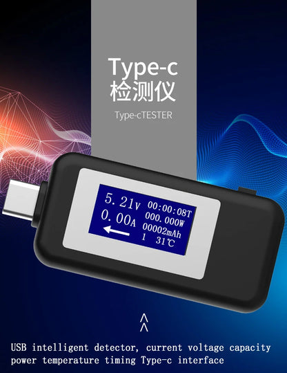 10-in-1 USB Digital Tester Voltmeter Ammeter for Power Bank & Charger