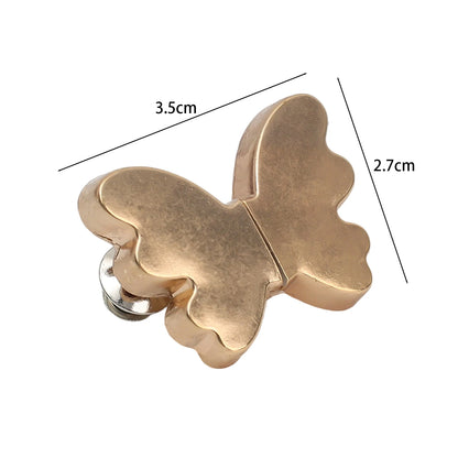 Butterfly Magnetic Curtain Clips — Nail-Free Detachable Window Curtain Buckles