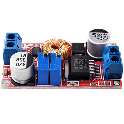 XL4015 5A DC-DC Step-Down Buck Converter Module | 5–32V to 0.8–30V | Adjustable CC/CV | LED & Li Battery Charging
