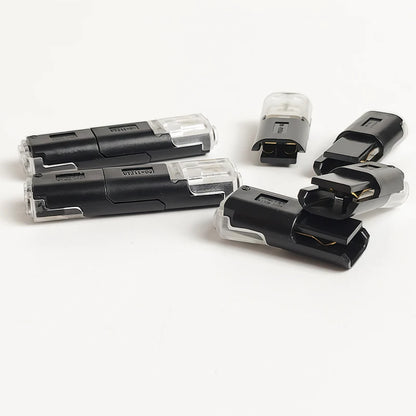 2 Pin Solderless LED Wire Connector Insulation Piercing Strip-Free Quick Plug Terminal for LED Light Cable Connection