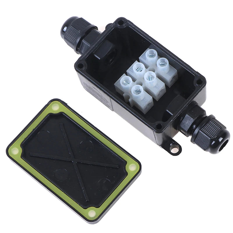 1/2sets 450V 2Way IP66 Outdoor Waterproof Cable Connector Junction Box With Terminal