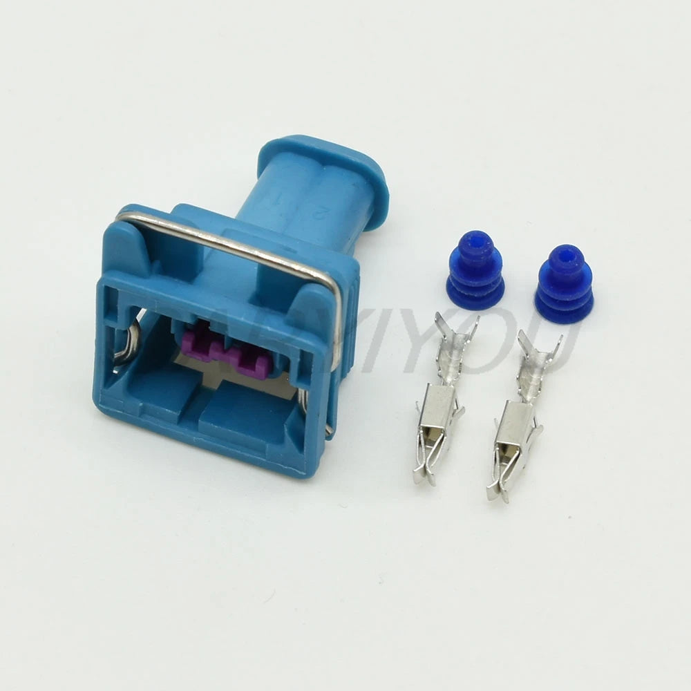 DJ7024YD-3.5-21 2-Pin 3.5mm Waterproof Automotive Connector Plug with Terminals