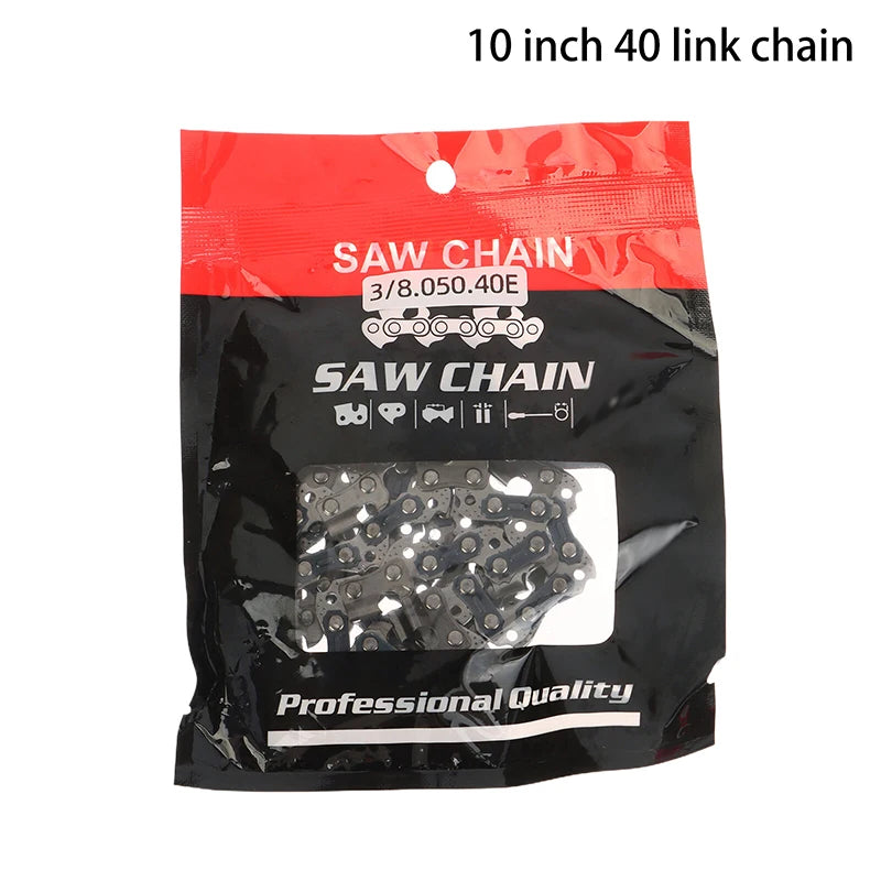 New Link Chainsaw Saw Chain Blade 4/6/8/12/14/16 Inch Metal Chainsaw Chain Spare Parts For Electric Saw Accessories Wood Cutting