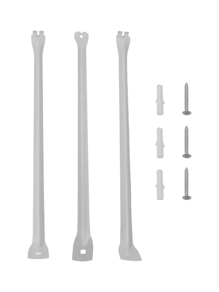 3 Pack Metal For Wire Shelf Support Brackets for Closets Built to Provide Strong Support with Enhanced Load Capacity