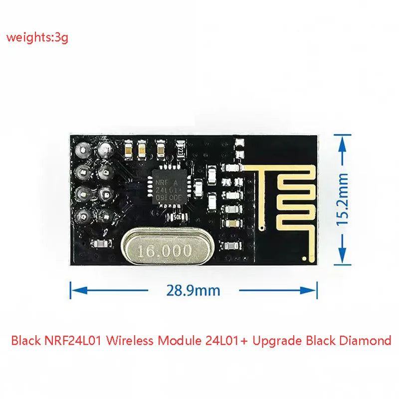 NRF24L01+ 2.4GHz Wireless Data Transmission Module with Socket Adapter Board