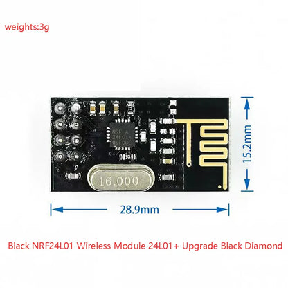 NRF24L01+ 2.4GHz Wireless Data Transmission Module with Socket Adapter Board