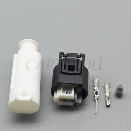 2 Hole Automotive Waterproof Connector Small Current Socket for Car Wire Harness 1718555-1 1-968790-2