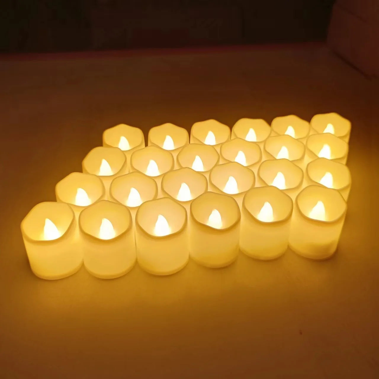 Flameless LED Candle Lights Creative Wishing Led Tea Lamp Warm White Halloween Wedding Christmas Decoration Candle Light