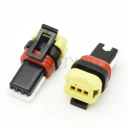 3 Pin Automotive Headlight Height Adjustment Motor Connector Socket 1-936527-2 Headlamp Cable Plug