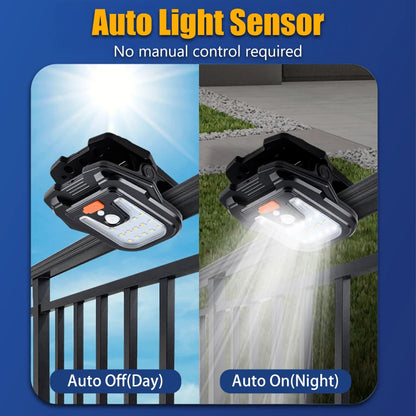 High Bright Solar Wall Light with Motion Sensing Outdoor LED Type-C Rechargeable Waterproof Lantern for Garden Balcony Staircase