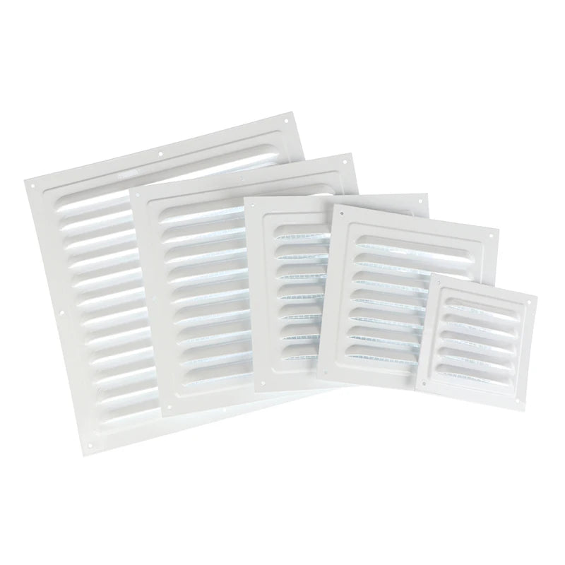 100-250mm Aluminum Alloy Air Vent Grille Square Vent Cover Exhaust Net