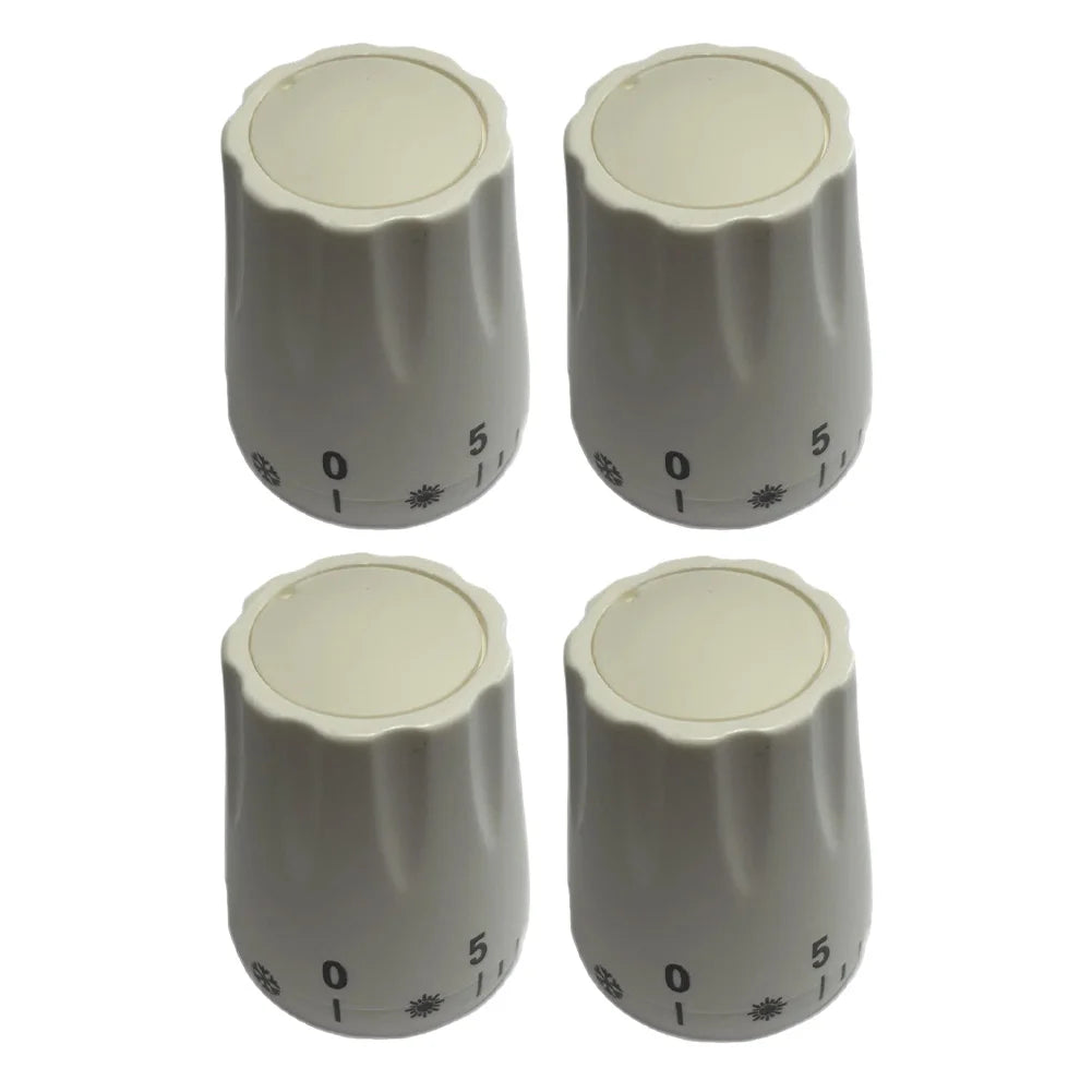 4pcs Heating Valve Temperature Control Valve Rotating Handwheel M30 * 1.5 Nderfloor Heating Manifold Handwheel Thermostatic