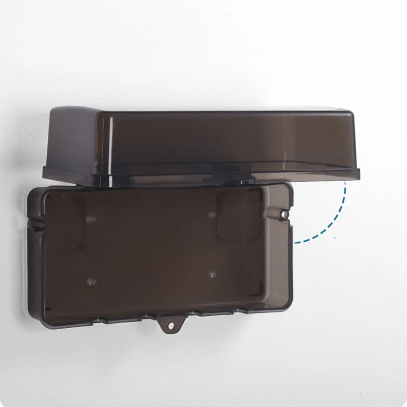 New 6 Outlets Plastic Cable Management Box Electrical Boxes Rain-Proof Weather Proof Plug Box Lead Cover For Protect Outlet Plug
