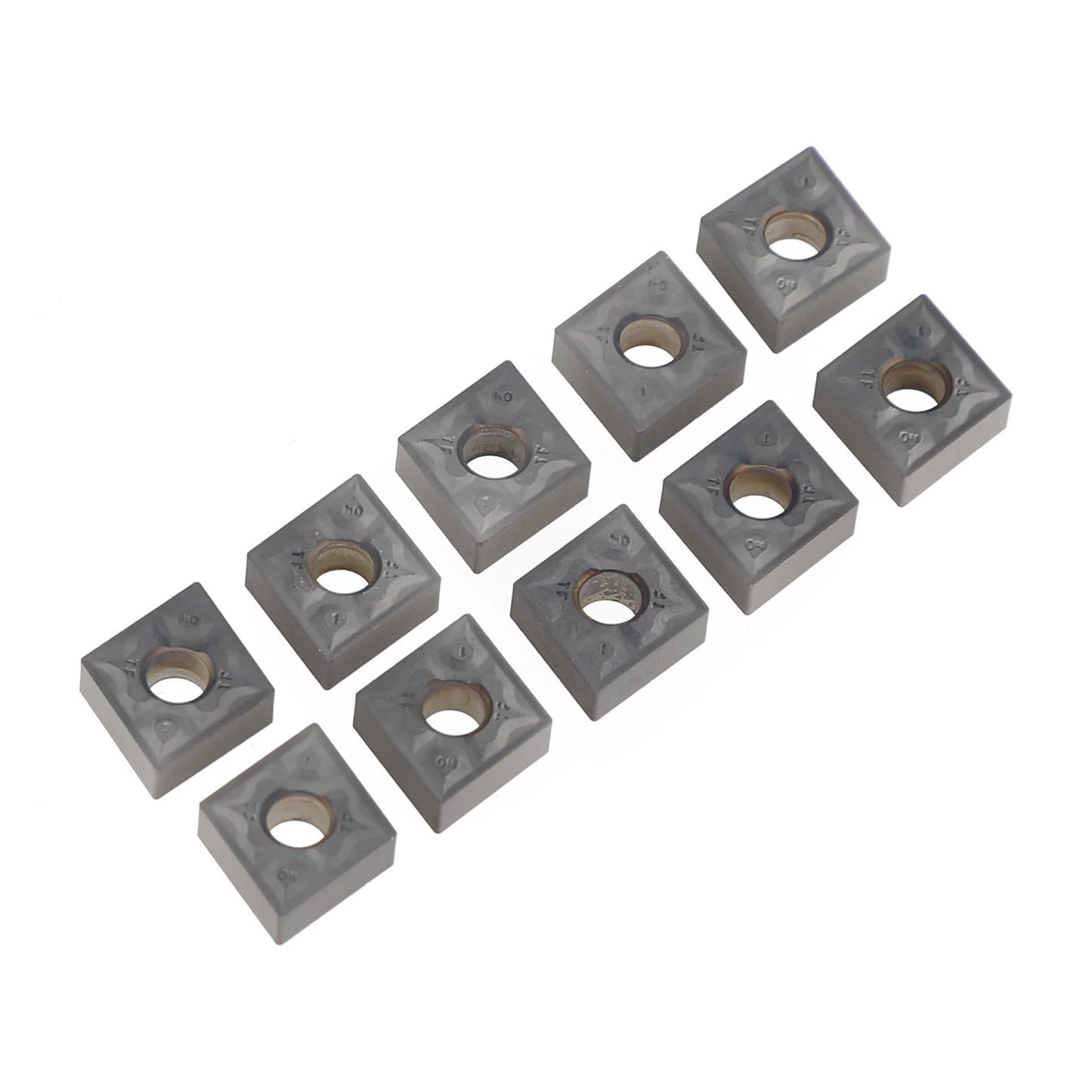 10pcs CNMG120404-TF IC907 Blades Hard Alloy Blades Lathe Turning Blades Grinding  For Semi-finishing And Finishing