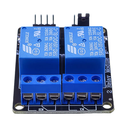 2-Channel 5V/12V Relay Module Low Level Trigger Board with Optocoupler for Arduino PIC AVR DSP ARM