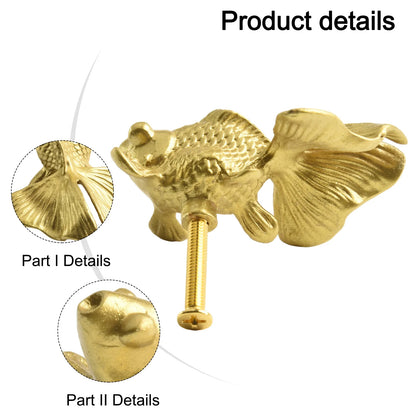 2.28 Inches 58mm X 1.69 Inches 43mm X 1.02 Inches 26mm Animal Cabinet Handles Unique Drawer Pulls Moderate Size