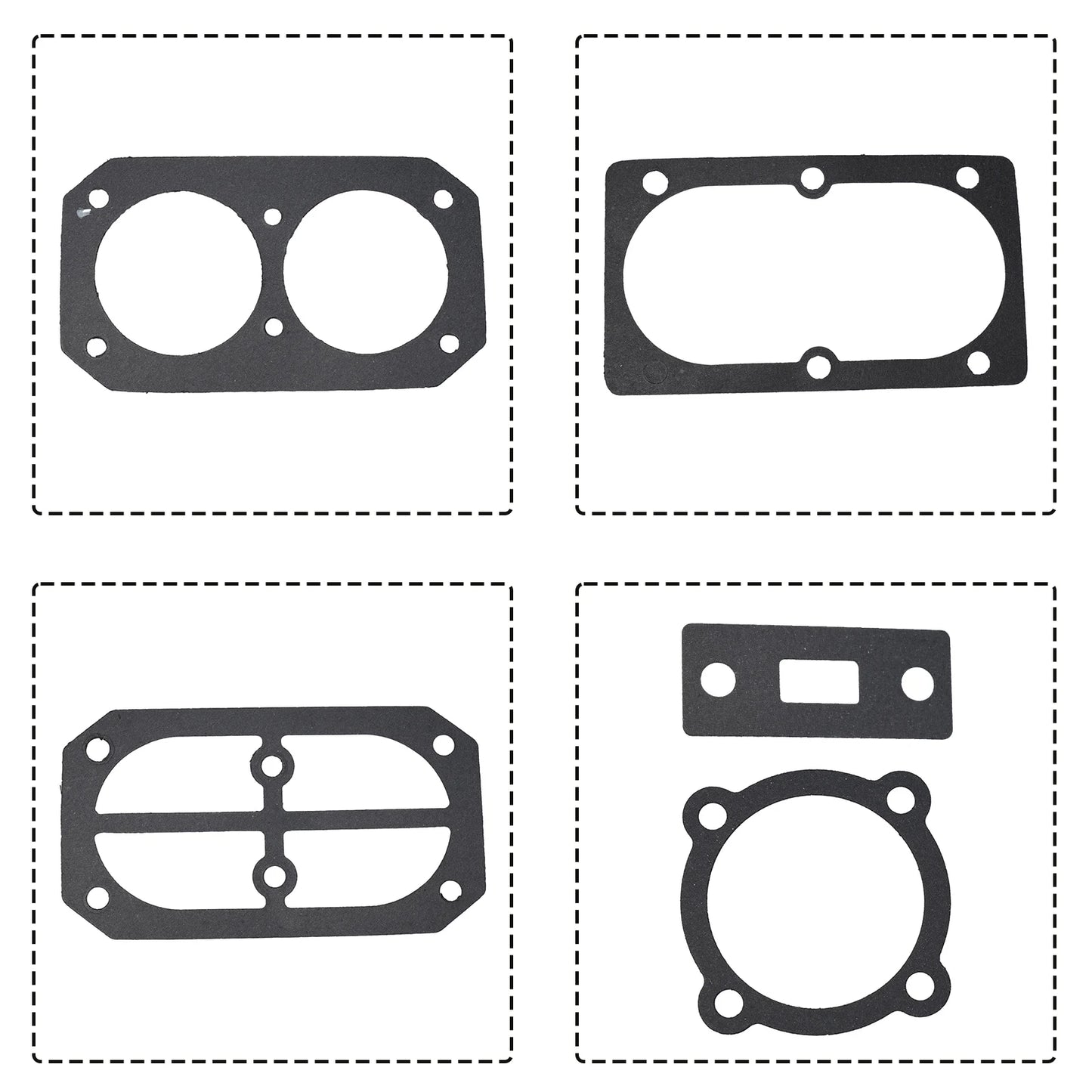 Air Compressor Valve Plate Gaskets &amp; Washers Repair Kit — Replacement Seal Set for Air Compressor Maintenance