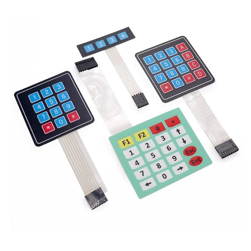 Matrix Button Keypad Module 3x3 Matrix Membrane Switch Keypad Kit 1x4 3x4 4x4 4x5 Key Button Control P ...