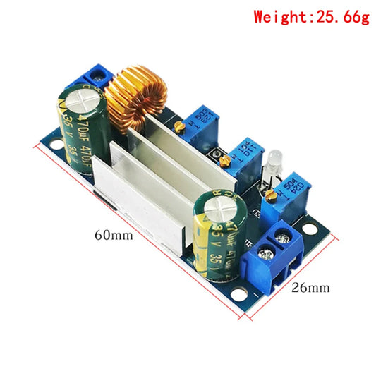 XL4005 DC-DC Step-Down Buck Power Supply Module 5A Adjustable CC/CV Lithium Charger for Arduino