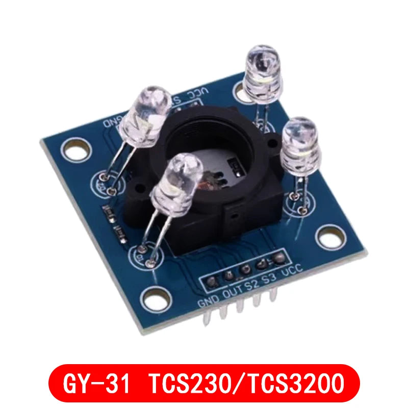 GY-31/GY-33 TCS34725 TCS3200 TCS230 Color Sensor Module for Arduino DC 3–5V