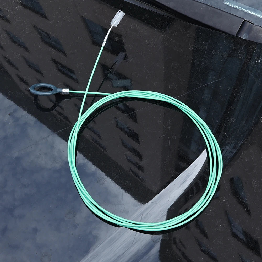 3meters Car Sewer Unclogger Cleaning Brush Car Sunroof Long Hose Drain Hole Drain Unclogger Car Pipe Cleaner Auto Accessories