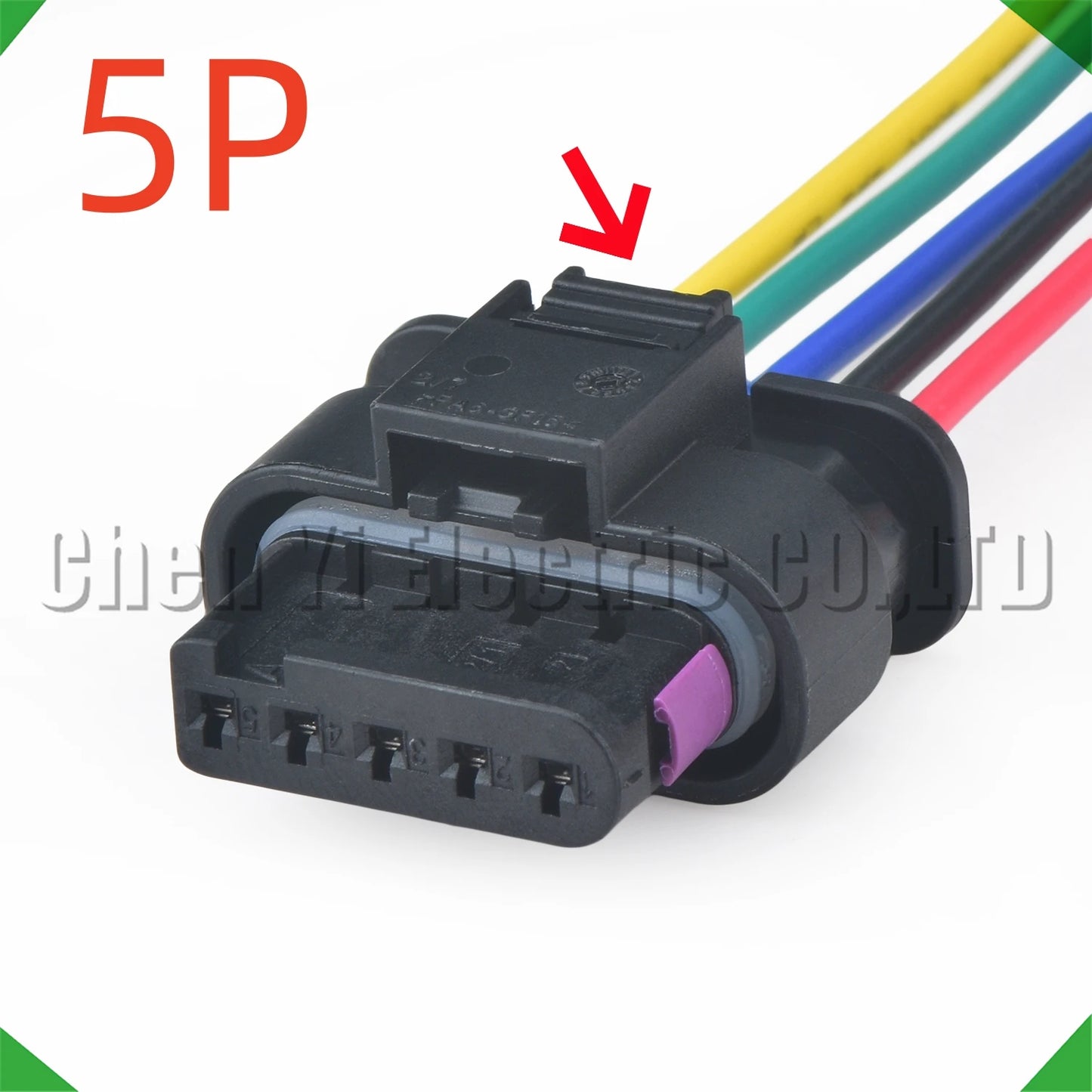 5 Pin Taillights Air Flow Meter Connector 4F0973705 1-2236898-3 for VW Audi