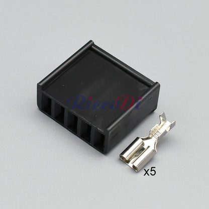 5-Pin Citroen Glass Lift Switch Connector DJ7051-6.3-11 Male Plug PA66 High Current