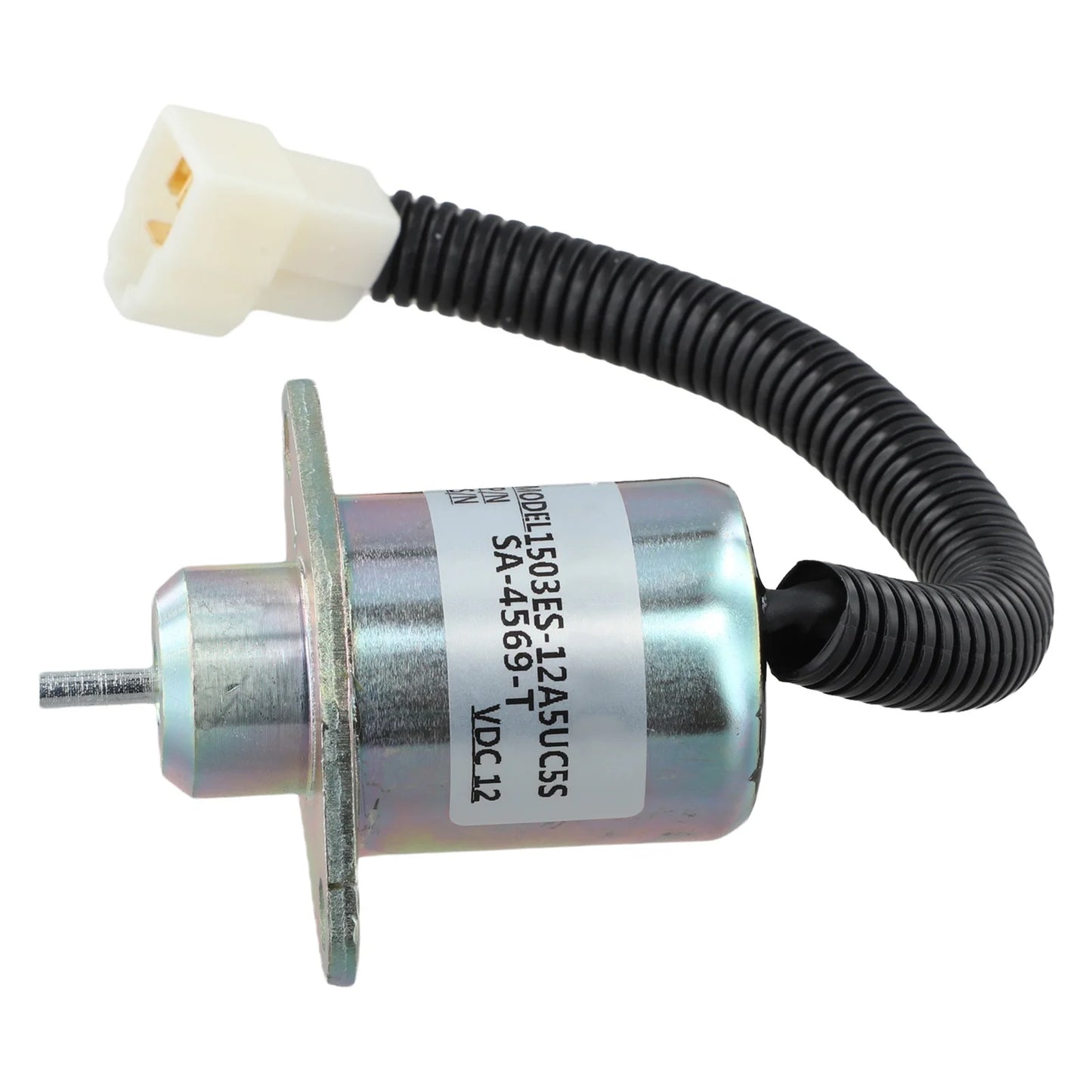 Excavator Replacement 12V Flameout Valve Rigorous Testing Standards Flameout Solenoid Valve Connector Construction Site