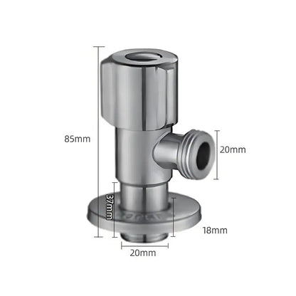 New Stainless Steel Angle Valve Toil Water Valve Kitchen Sink Tap Triangle Valve Toil Water Heater Valve Angle