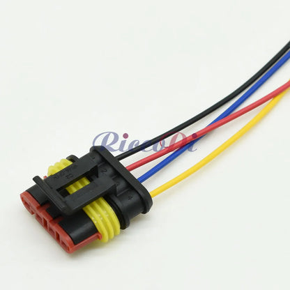 Tyco AMP Superseal 4 Pin Sealed Waterproof Connector 282106-1 282088-1 DJ7041-1.5 PA66