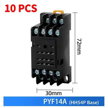 HH52P HH53P HH54P HH62P HH63P HH64P Miniature Control Relays Bulk Pack AC12V DC24V AC220V Small Intermediate Power Relay Module
