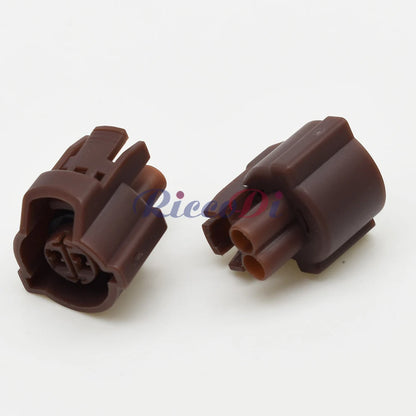 DJ70248Y-2-21 2-Pin Waterproof Automotive Connector Plug with Terminals and Rubber Seals