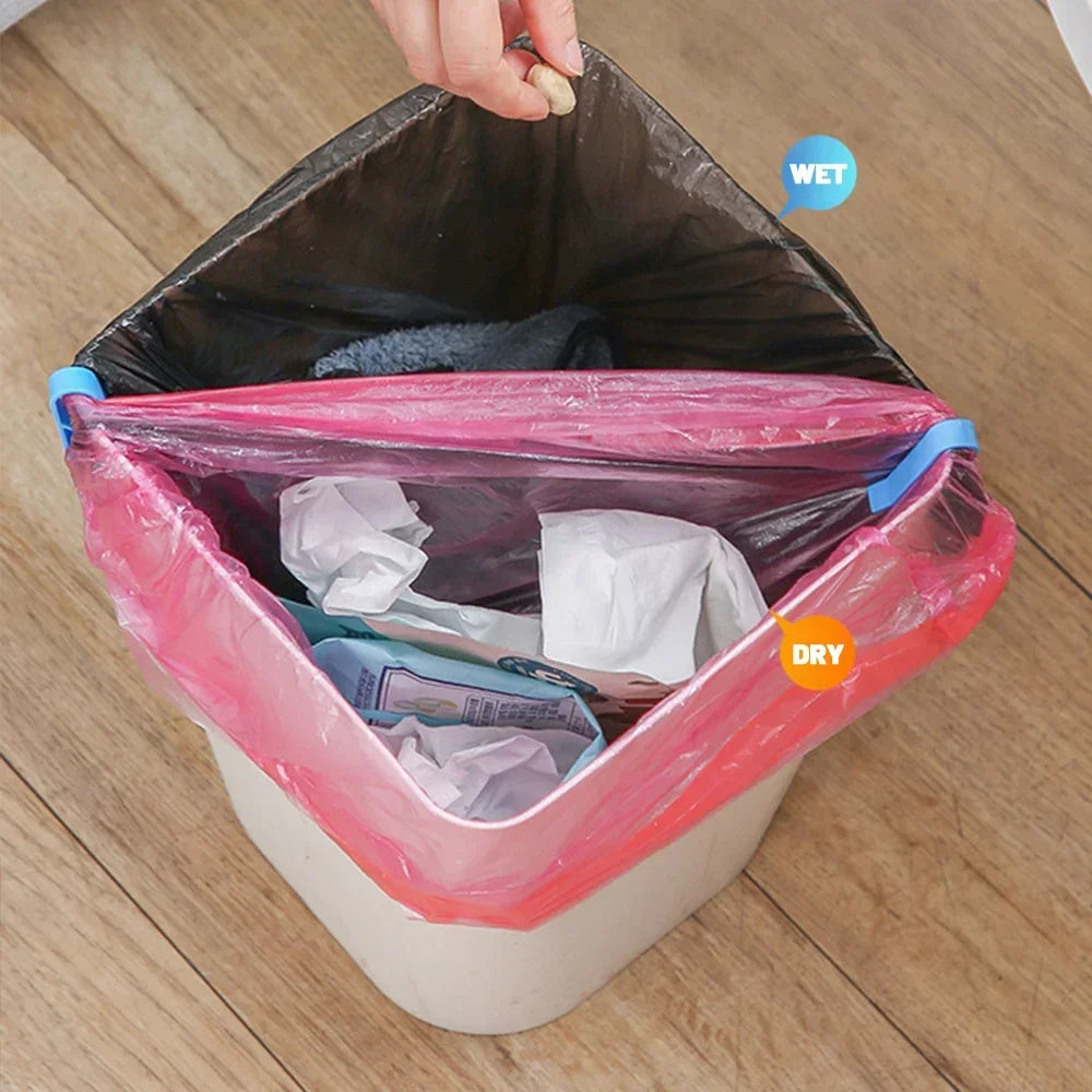 2-50pcs Waste Basket Can Fixation Clip Rubbish Bag Clips Practical Garbage Bag Anti-Slip Holder Clamp Snack Bag Sealing Tools