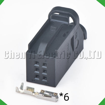 6 Pin Automotive Connector 1534121-1 1534121-2 4D0971636 Wire Harness Plug for VW Audi