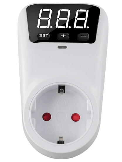 Adjustable Voltage Protector Socket AC120V/230V 16A Surge Protection with Delay | DE UK US Plug