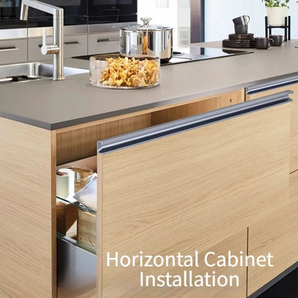 Office Furniture Kitchen Furniture Sliding Door Handle Safe Grip Design Easy Installation Process Invisible Slotless Design